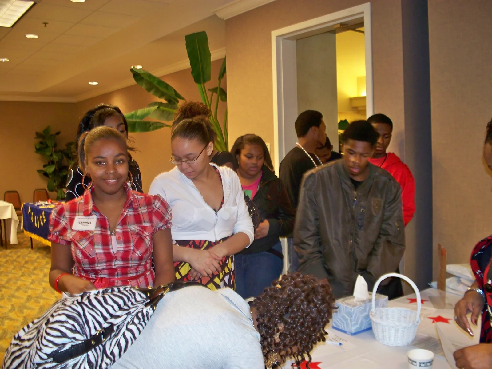 Escambia Charter School mentoring program students