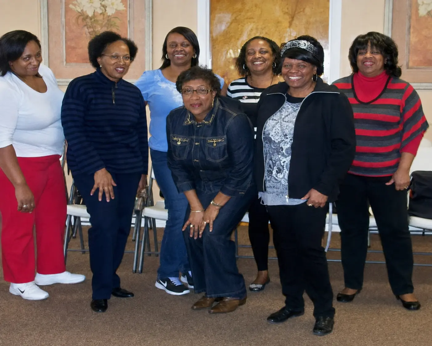 Women celebrating friendship and community connection